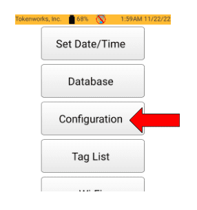 IDVisor Configuration Screen